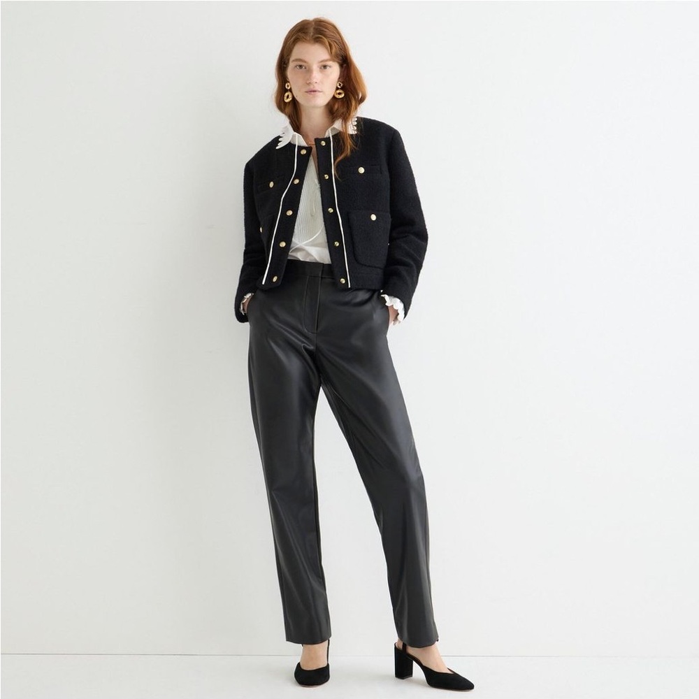 J. Crew Kate faux leather pants
